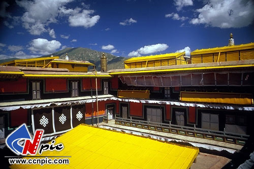 004-5863 西藏拉萨布达拉宫局部