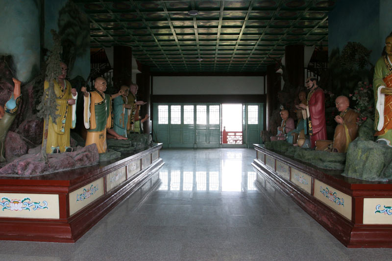 017-5087 福州西禅寺五百罗汉堂罗汉塑像