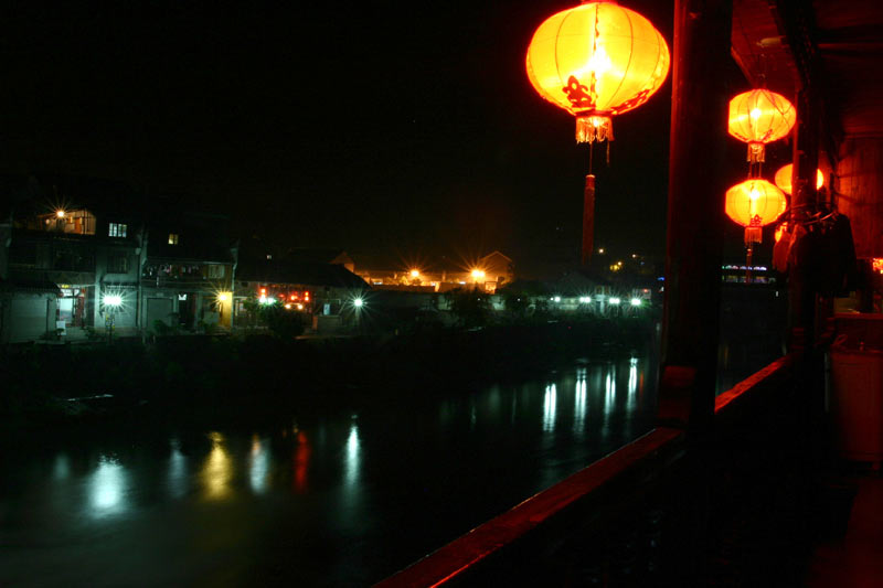 019-1620 湖南凤凰古城夜景