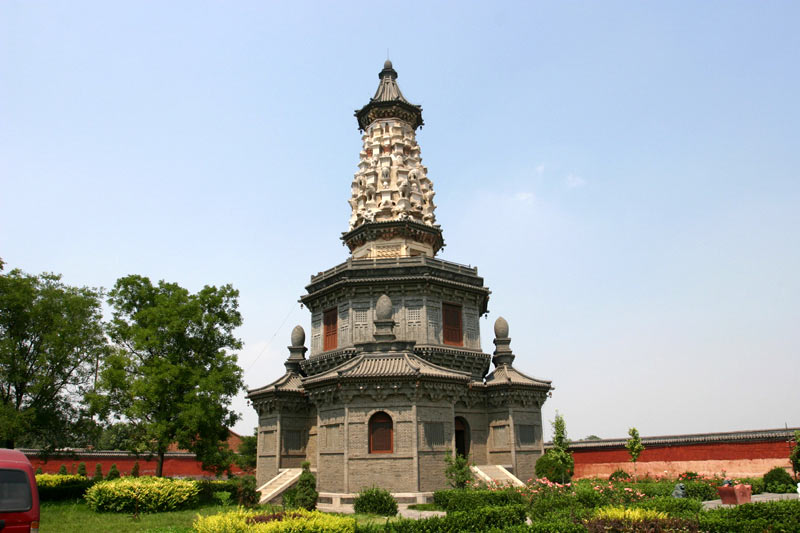 019-6891 河北正定广惠寺多宝塔(华塔)