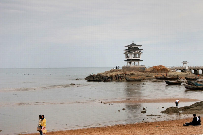 030-0020 辽宁葫芦岛兴海湾海滨风光