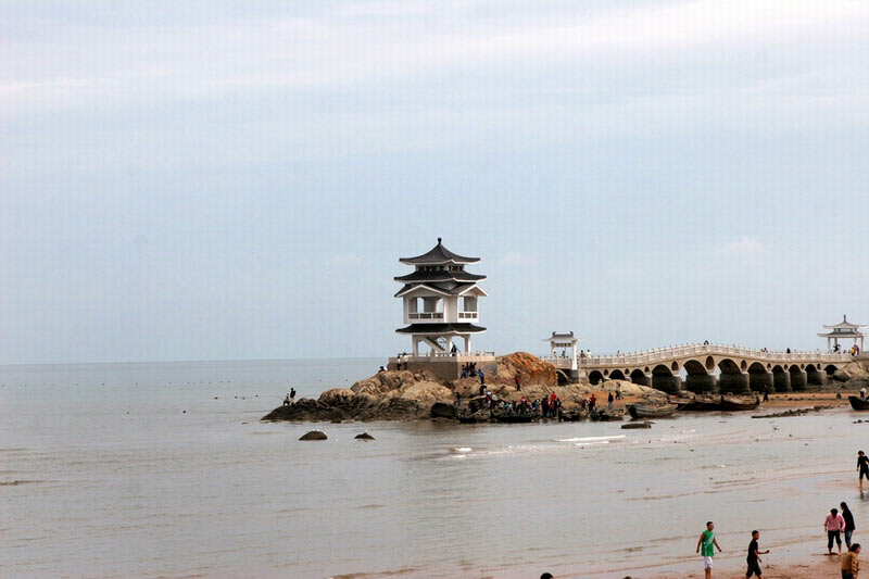 030-0027 辽宁葫芦岛兴海湾三礁揽胜
